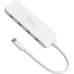 Концентратор J5create USB-C to 4xUSB-C 3.2 10Gbps white (JCH345EW-N)