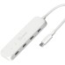 Концентратор J5create USB-C to 4xUSB-C 3.2 10Gbps white (JCH345EW-N)