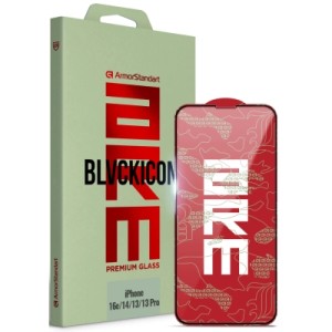 Стекло защитное Armorstandart Icon Apple iPhone 16e / 14 / 13 / 13 Pro Black (ARM79553)