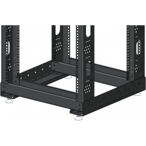 Стойка двухрамная 42U глуб.540мм черная (без ножек) CMS (UA-OF42-D54-BK)