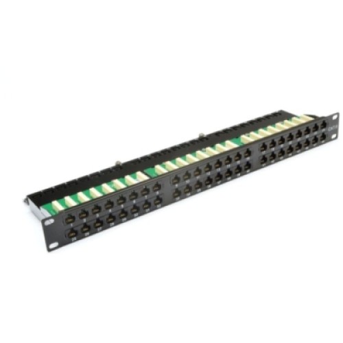Патч-панель 19" 48хRJ-45 UTP 2U, cat.6, dual type EPNew (6PLD-U48BK1UZ) Патч-панель 19" 48хRJ-45 UTP 2U, cat.6, dual type EPNew (6PLD-U48BK1UZ)