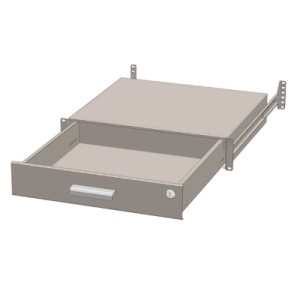 Ящик для документів 2U глибина 400 мм Eserver (40015)