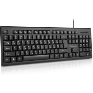 Клавиатура REAL-EL RK-507 USB Black (EL123100050)