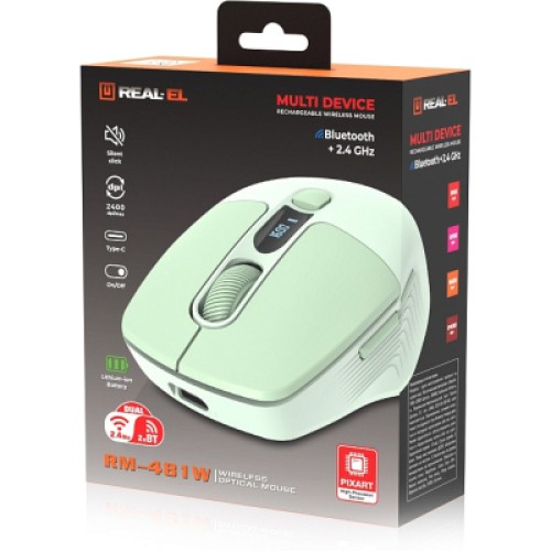 Мышка REAL-EL RM-481W (EL123200060)