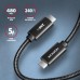 Дата кабель USB-C to USB-C 3.0m USB 2.0 PD 240W 5A black AXAGON (BUCM2-CM30AB)