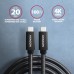 Дата кабель USB-C to USB-C 1.0m USB 3.2 Gen 2 PD 100W 5A 4K black AXAGON (BUCM32-CM10AB) Дата кабель USB-C to USB-C 1.0m USB 3.2 Gen 2 PD 100W 5A 4K black AXAGON (BUCM32-CM10AB)