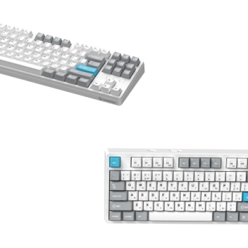 Клавиатура GamePro Asgard Ragnar Wireless/Bluetooth/USB UA White (MK285WH)