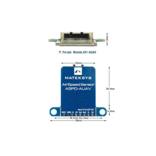 Датчик воздушной скорости MATEK ASPD-AUAV (ASPDAUAV)