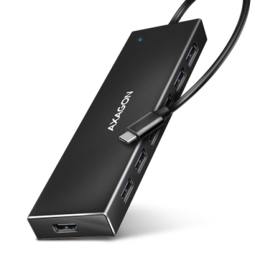 Концентратор AXAGON USB-C to 7xUSB 3.0 black (HUE-F7C) Концентратор AXAGON USB-C to 7xUSB 3.0 black (HUE-F7C)