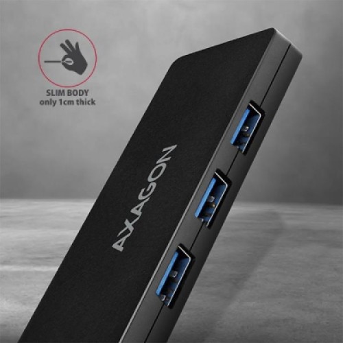 Концентратор AXAGON USB 3.1 to 4xUSB 3.0 black (HUE-G1A) Концентратор AXAGON USB 3.1 to 4xUSB 3.0 black (HUE-G1A)