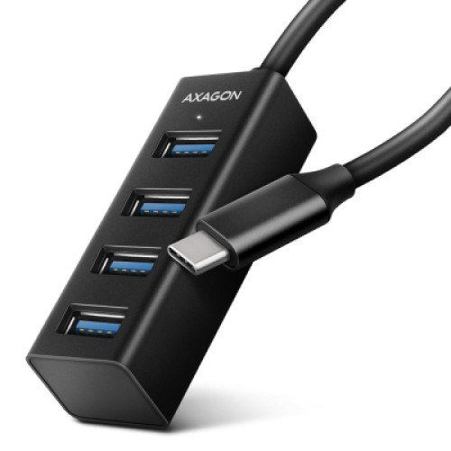 Концентратор AXAGON USB-C to 4xUSB 3.0 0.2m black (HUE-M1C) Концентратор AXAGON USB-C to 4xUSB 3.0 0.2m black (HUE-M1C)