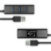 Концентратор AXAGON USB 3.1 to 4xUSB 3.0 1.2m + cable USB to Micro 5P black (HUE-S2BL)