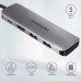 Концентратор AXAGON USB-C to 2xUSBA + HDMI + SD/microSD + USB-C PD 100W 0.2m grey (HMC-5) Концентратор AXAGON USB-C to 2xUSBA + HDMI + SD/microSD + USB-C PD 100W 0.2m grey (HMC-5)