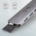 Концентратор AXAGON USB-C to 2xUSBA + HDMI + SD/microSD + USB-C PD 100W 0.2m grey (HMC-5) Концентратор AXAGON USB-C to 2xUSBA + HDMI + SD/microSD + USB-C PD 100W 0.2m grey (HMC-5)