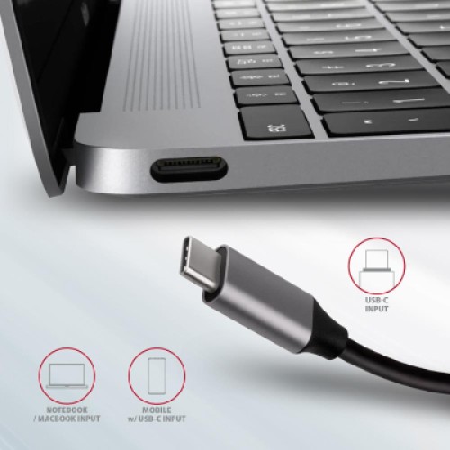 Концентратор AXAGON USB-C to 2xUSB-A + HDMI + RJ45 + SATA M.2 + PD 100W 0.18m grey (HMC-6M2) Концентратор AXAGON USB-C to 2xUSB-A + HDMI + RJ45 + SATA M.2 + PD 100W 0.18m grey (HMC-6M2)