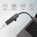 Концентратор AXAGON USB-C to 3xUSB-A + RJ45 0.2m metal black (HMC-GL3A) Концентратор AXAGON USB-C to 3xUSB-A + RJ45 0.2m metal black (HMC-GL3A)