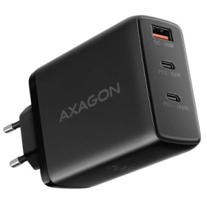 Зарядное устройство AXAGON 1xUSB + 2xUSB-C 100W QC4+ PD3.0 PPS black (ACU-DPQ100)