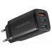 Зарядное устройство AXAGON 1xUSB + 2xUSB-C 65W QC4+ PD3.0 PPS black (ACU-DPQ65)