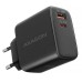 Зарядное устройство AXAGON 1xUSB QC4.0 + 1xUSB-C PD45W PPS black (ACU-PQ45)