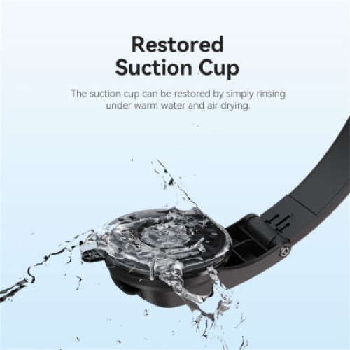 Универсальный автодержатель VENTION 4.7-7.2" зажим One Touch, присока, черный (KSCB0)