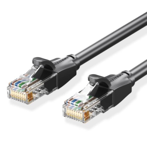 Патч-корд Cat.6 UTP Patch Cable 1.5M Black VENTION (IBEBG)