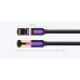 Патч-корд Cat.7 SFTP Patch Cable 1M Black VENTION (ICDBF)