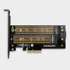 Контроллер AXAGON PCIe to NVMe+SATA M.2 (PCEM2-D)