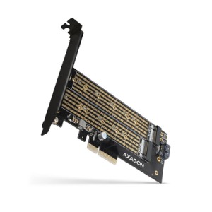 Контроллер AXAGON PCIe to NVMe+SATA M.2 (PCEM2-D)