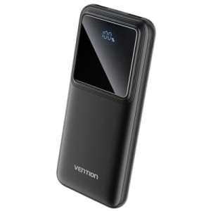Батарея универсальная VENTION 10000mAh Power Bank (Micro-USB + USB-C + USB-A + USB-A) 22.5W Black LED Display Type (FHKB0)
