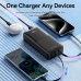 Батарея универсальная VENTION 20000mAh Power Bank (Micro-USB + USB-C + USB-A + USB-A) with Built-in USB-C and Lightning Cables (FHPB0)