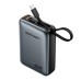 Батарея универсальная VENTION 20000mAh Mini Power Bank (USB-C + USB-C/USB-A) with Built-in USB-C Cable 45W Gray (FHGH0)