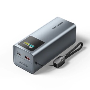 Батарея универсальная VENTION 20000mAh Power Bank (USB-C + USB-C/USB-A) 100W Gray TFT Display Type (FKCH0)