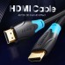 Кабель мультимедийный HDMI Cable 1M Black VENTION (AACBF) Кабель мультимедийный HDMI Cable 1M Black VENTION (AACBF)