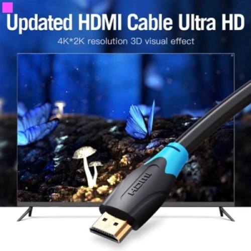 Кабель мультимедийный HDMI Cable 1.5M Black VENTION (AACBG) Кабель мультимедийный HDMI Cable 1.5M Black VENTION (AACBG)