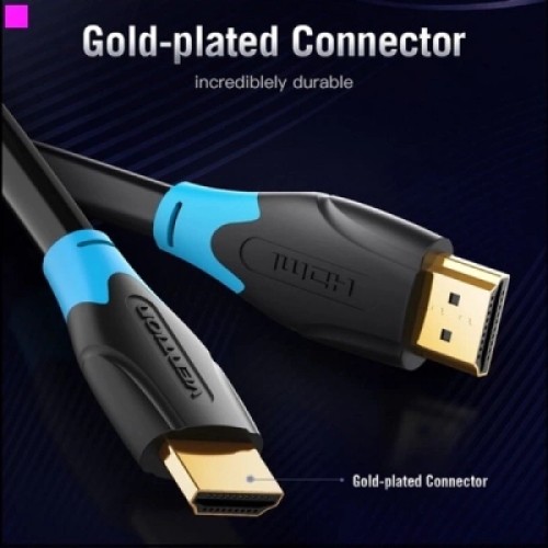 Кабель мультимедийный HDMI Cable 3M Black VENTION (AACBI)