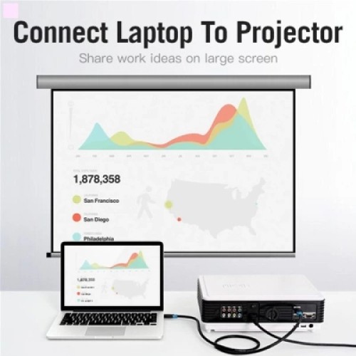 Кабель мультимедийный HDMI Cable 3M Black VENTION (AACBI)