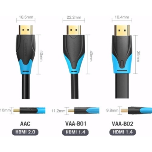 Кабель мультимедийный HDMI Cable 10M Black VENTION (AACBL) Кабель мультимедийный HDMI Cable 10M Black VENTION (AACBL)