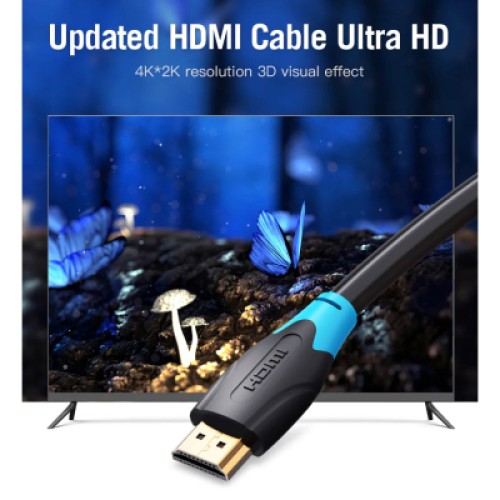 Кабель мультимедийный HDMI Cable 15M Black VENTION (AACBN) Кабель мультимедийный HDMI Cable 15M Black VENTION (AACBN)