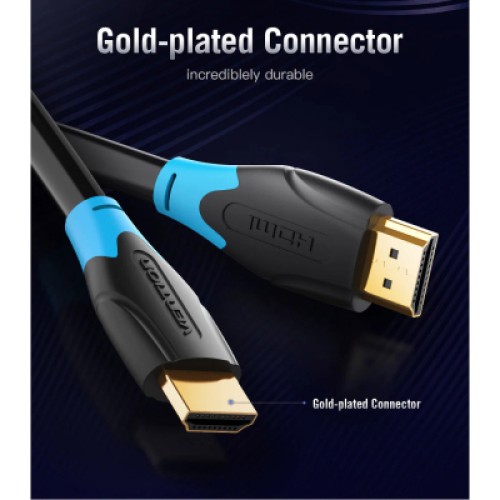 Кабель мультимедийный HDMI Cable 15M Black VENTION (AACBN) Кабель мультимедийный HDMI Cable 15M Black VENTION (AACBN)