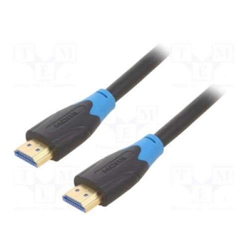 Кабель мультимедийный HDMI Cable 1M Black Type VENTION (AAGBF)