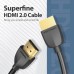 Кабель мультимедийный Portable HDMI Cable 0.5M Black VENTION (AAIBD)