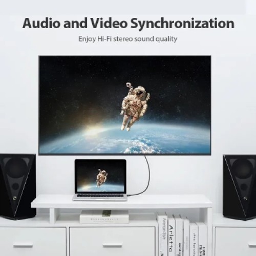 Кабель мультимедийный Portable HDMI Cable 0.5M Black VENTION (AAIBD)