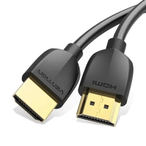 Кабель мультимедийный Portable HDMI Cable 0.5M Black VENTION (AAIBD)