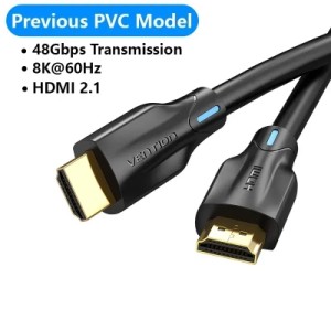 Кабель мультимедійний 8K HDMI Cable 2M Black VENTION (AANBH)