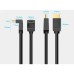 Кабель мультимедийный HDMI Right Angle Cable 270 Degree 1.5M Black VENTION (AAQBG) Кабель мультимедийный HDMI Right Angle Cable 270 Degree 1.5M Black VENTION (AAQBG)
