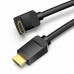 Кабель мультимедийный HDMI Right Angle Cable 270 Degree 3M Black VENTION (AAQBI) Кабель мультимедийный HDMI Right Angle Cable 270 Degree 3M Black VENTION (AAQBI)