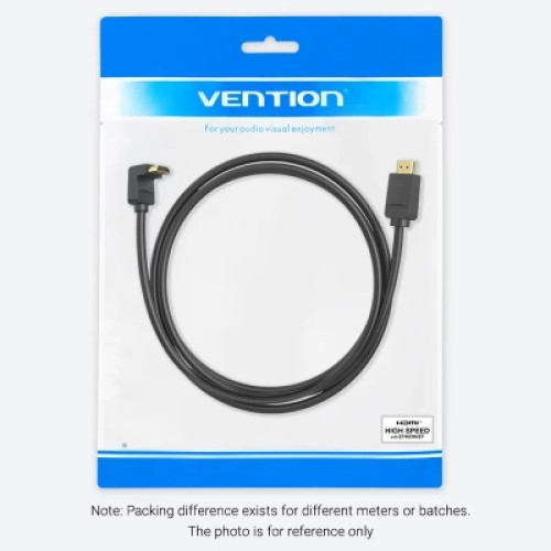 Кабель мультимедийный HDMI Right Angle Cable 270 Degree 3M Black VENTION (AAQBI) Кабель мультимедийный HDMI Right Angle Cable 270 Degree 3M Black VENTION (AAQBI)