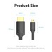 Кабель мультимедийный HDMI-D Male to HDMI-A Male 4K HD Cable 1M Black VENTION (AGIBF)