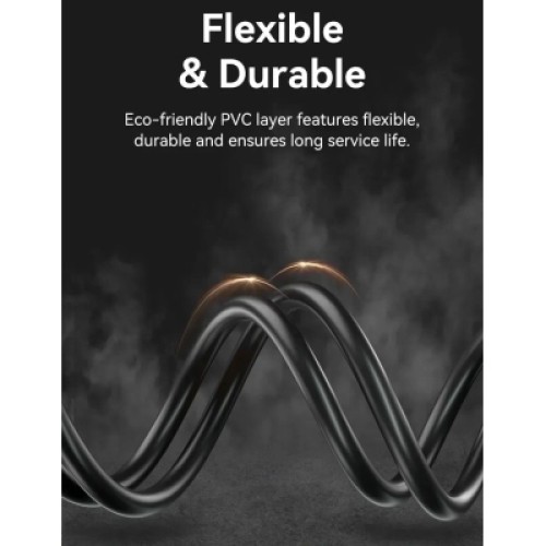 Кабель мультимедийный HDMI-D Male to HDMI-A Male 4K HD Cable 1M Black VENTION (AGIBF)