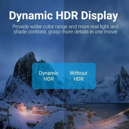 Кабель мультимедийный HDMI Male to Male Cable 8K 1.5M Silver Aluminum Alloy Type VENTION (ALCIG)